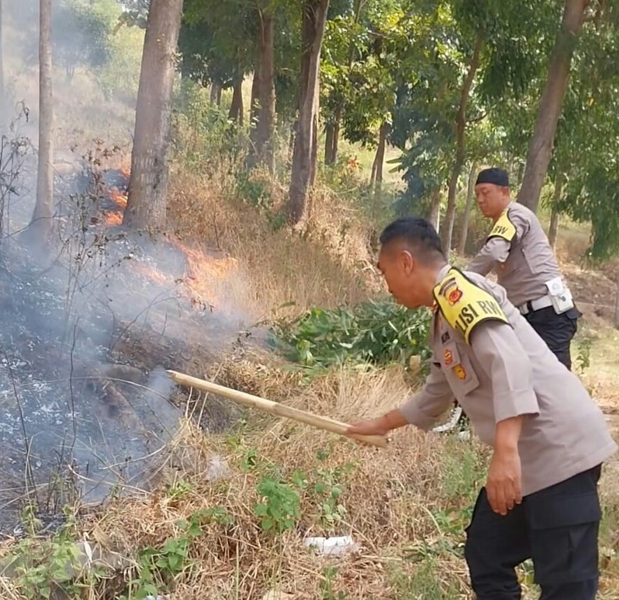 Kekeringan Melanda Intensitas Kebakaran Lahan Di Majalengka Meningkat